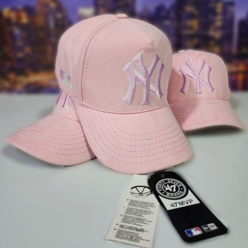 GORRA SNAPBACK YANKEES ROSADA